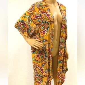 Size 3x Time & Tru Kimono Paisley